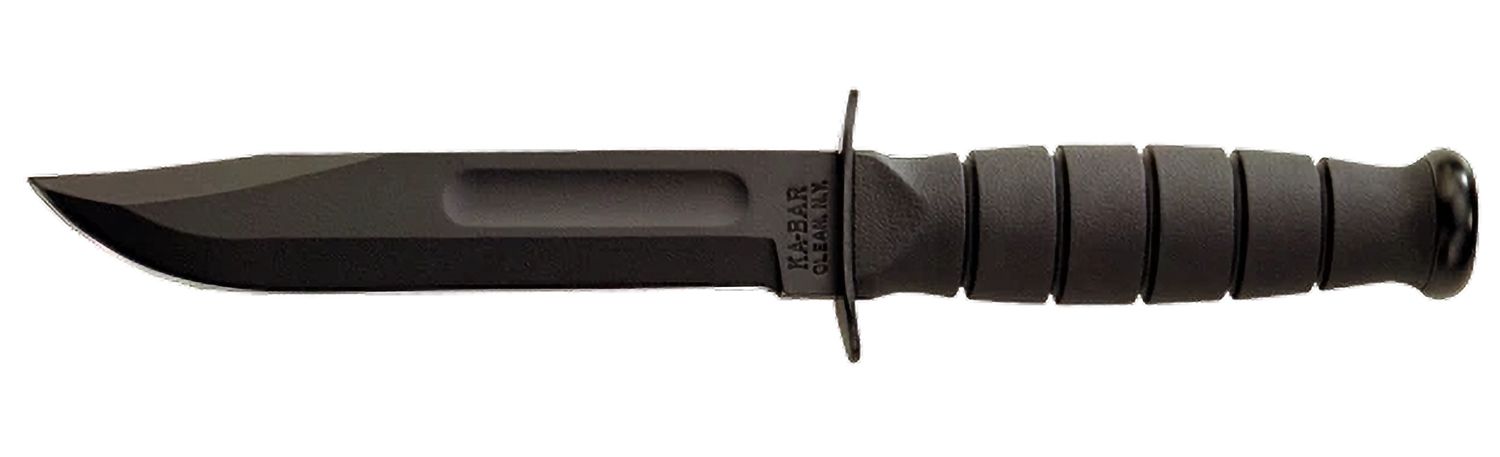 KA-BAR &quot;Shorty&quot; Straight Kraton G w/ Leather Sheath
