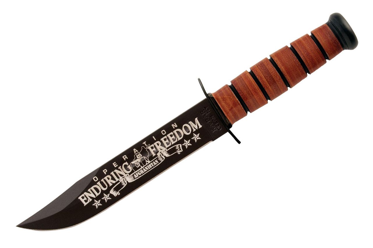 Ka-Bar USMC Operation Enduring Freedom Commemorative Knife
