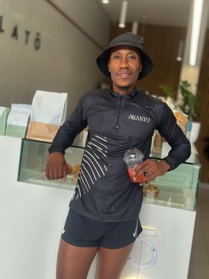 Abantu Black Long Sleeve Training Top