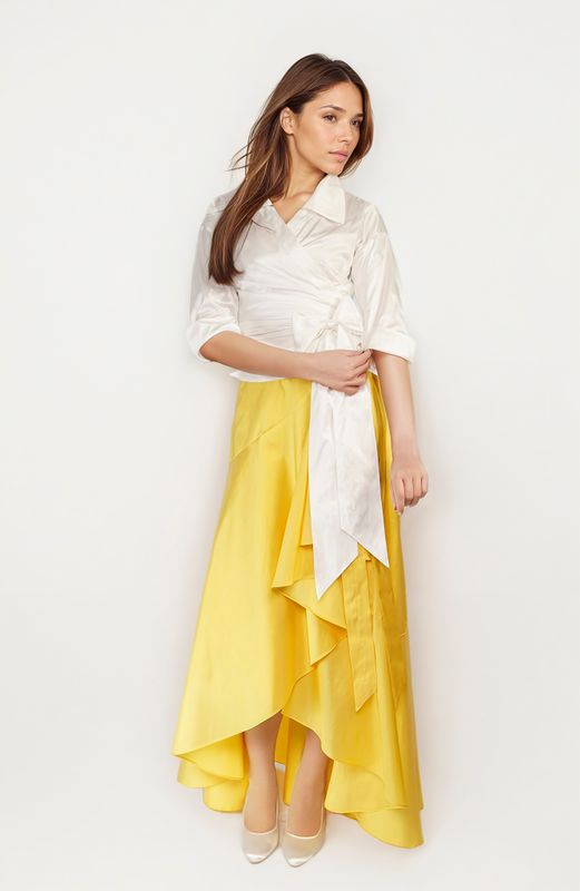 Dreiviertelarm Bluse mit Kragen