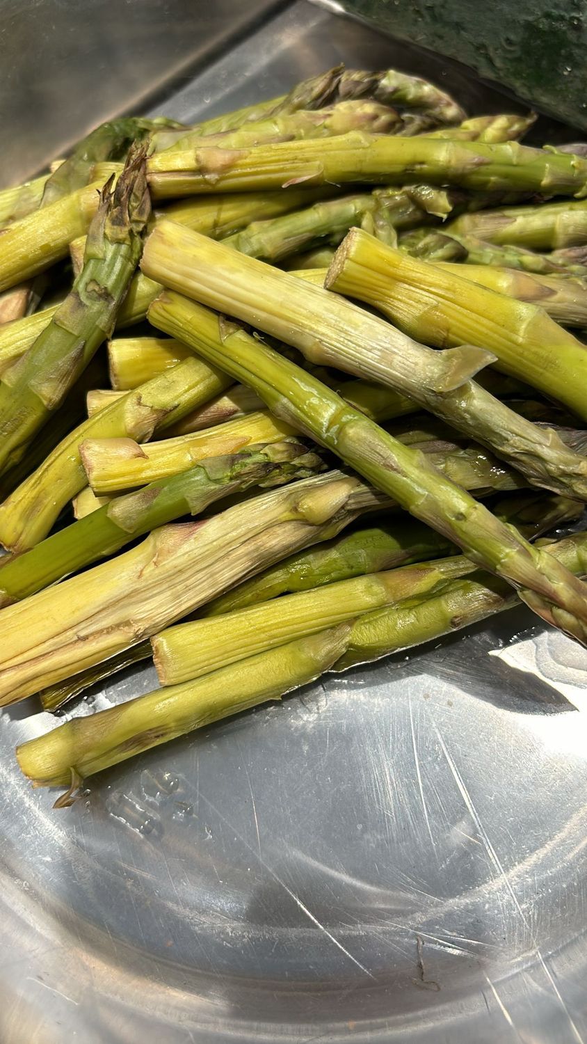 Asparagi cotti al vapore