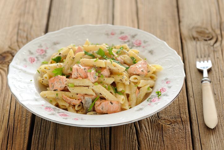 Penne al salmone