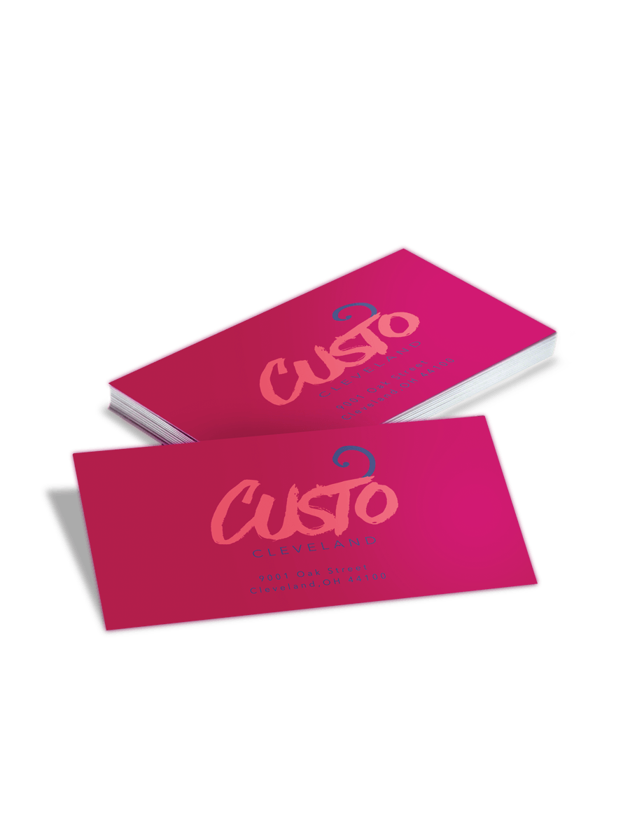 Suede Business Cards