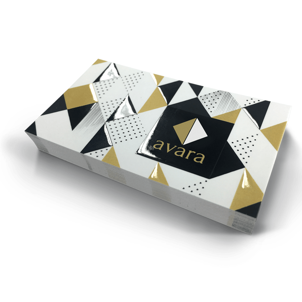 Raised Spot UV Business Cards