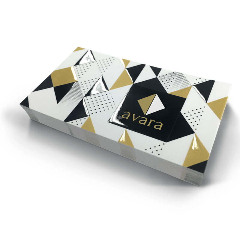 Raised Spot UV Business Cards