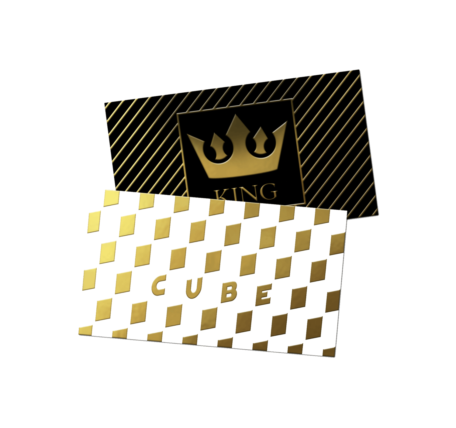 Raised Foil Business Cards