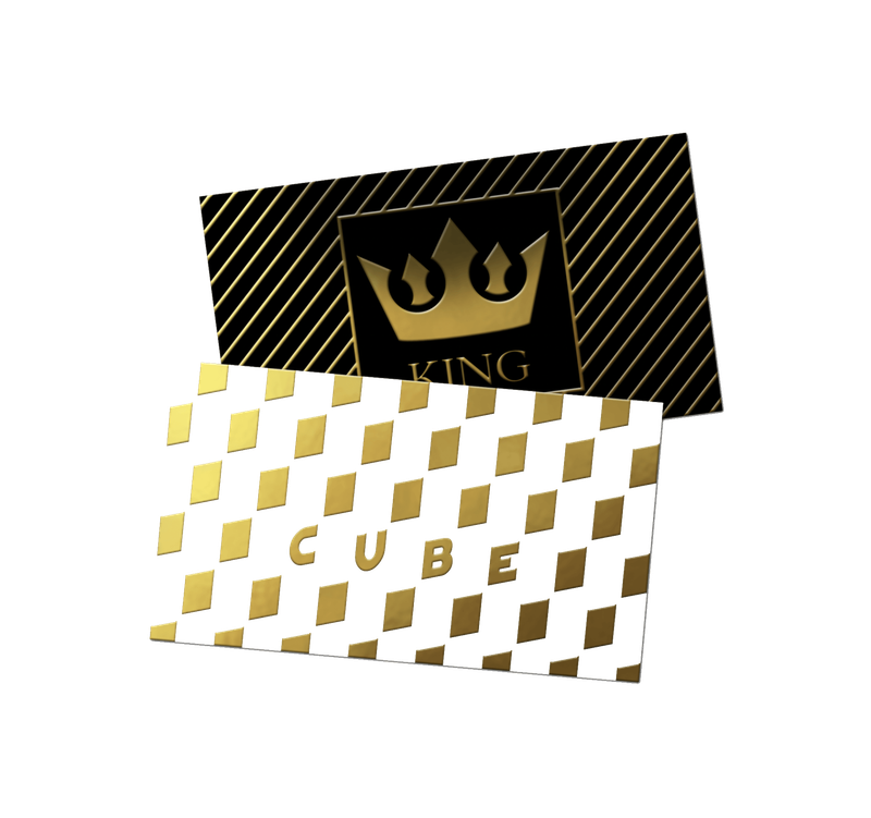 Raised Foil Business Cards
