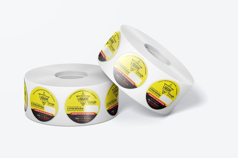 Paper Roll Label