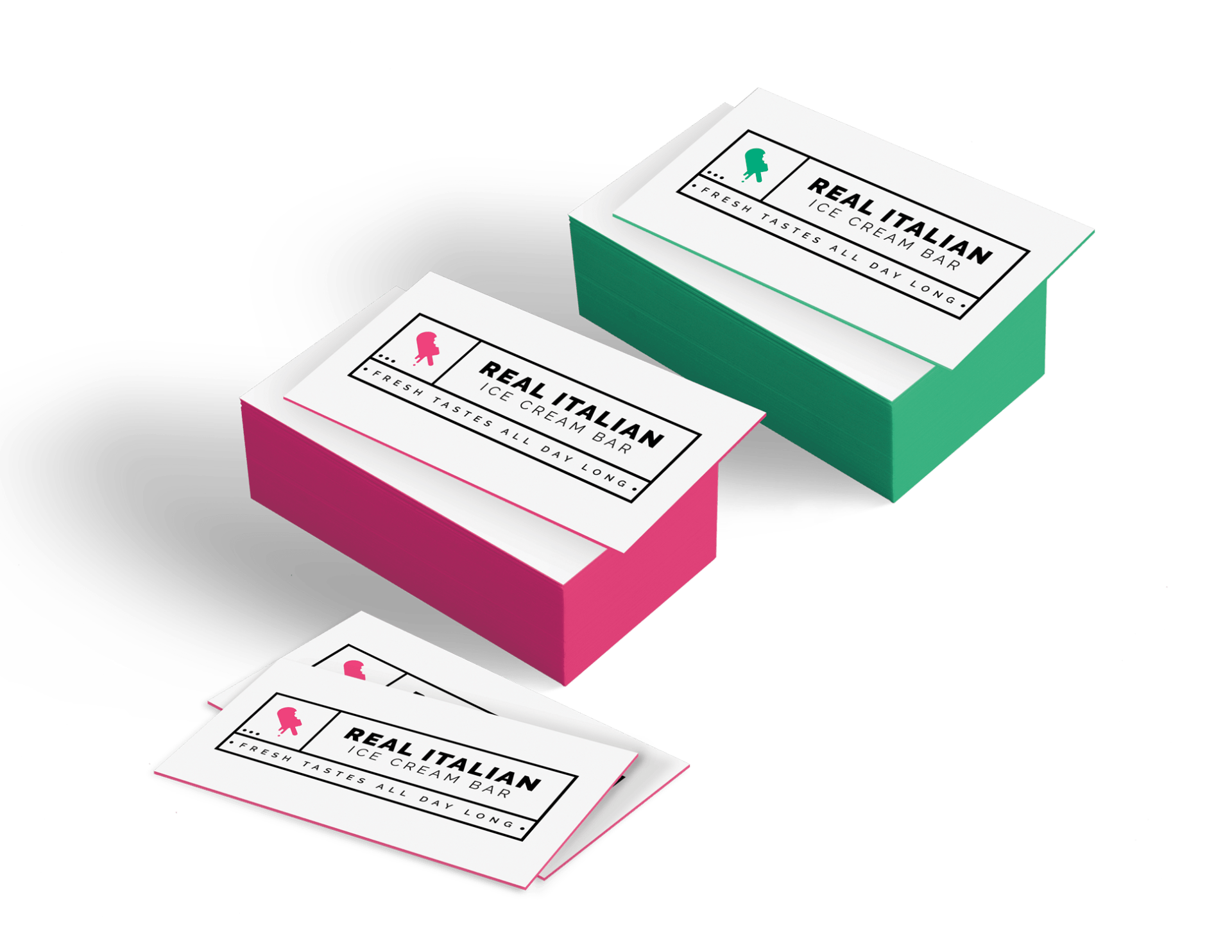 Painted Edge Business Cards