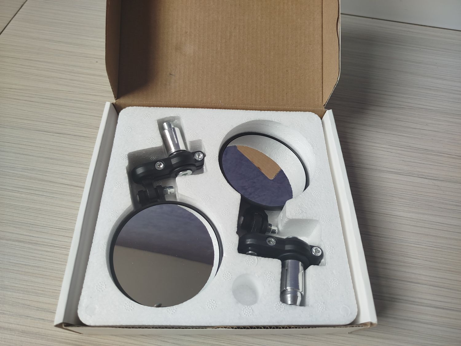 Universal Convex End Bar side mirrors