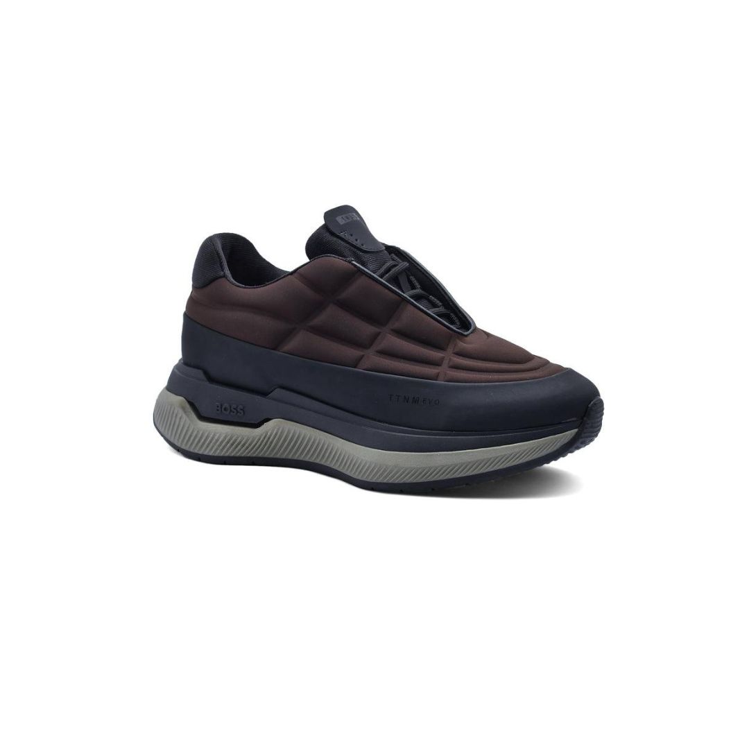 BOSS Tênis Masculino Void Runn Hfne - Marrom  &quot;iv&quot;