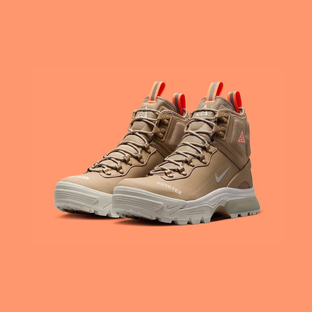 ACG Zoom Gaiadome GORE-TEX Pairs “Khaki” And “Atomic Orange”