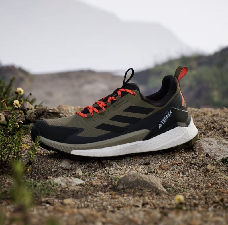 Terrex Free Hiker 2.0 Low Gore-Tex Hiking Shoes "Olive Strata"