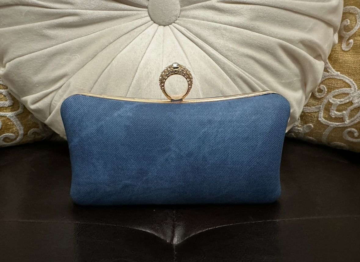 Denim Clutch