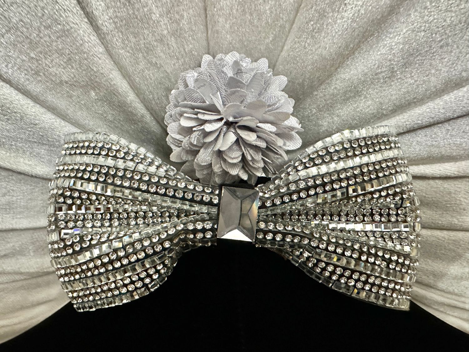 Rhinestone Bow-Tie Set