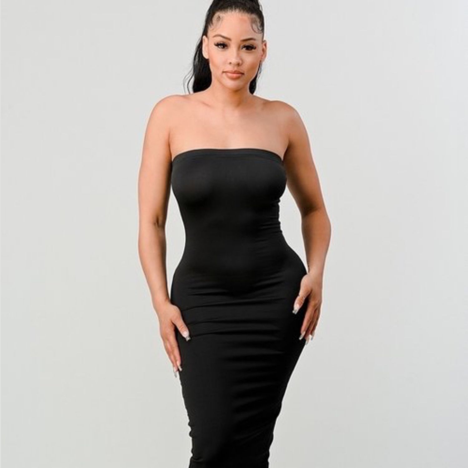 Strapless Maxi Dress