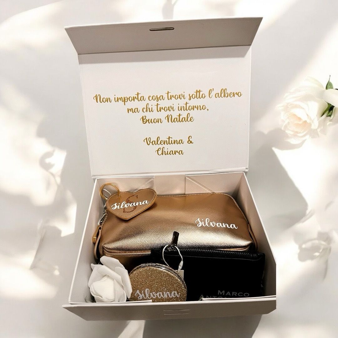 Box Matrimonio Coppia per Lui e per Lei - Personalizzata con Linea Boutique Similpelle