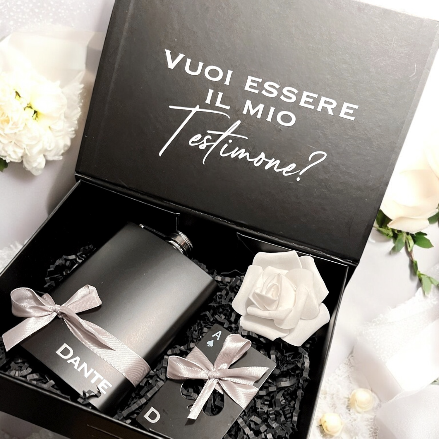 Box Uomo con Fiaschetta e Apribottiglia – Regalo Unico e Personalizzato