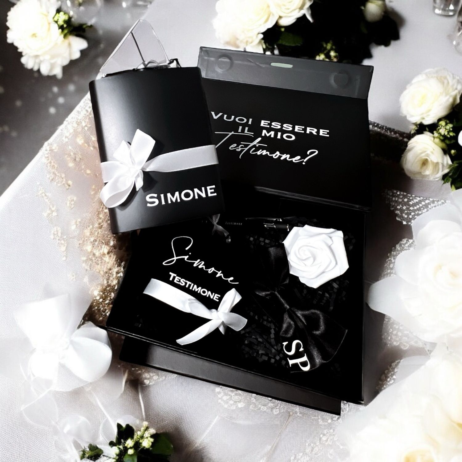 The Luxury Total Black Man Box – Un Regalo Esclusivo per il Tuo Testimone