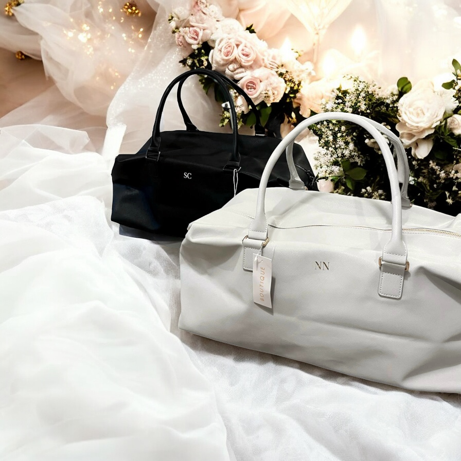 Borsa da Viaggio Personalizzata Unisex in Similpelle Saffiano