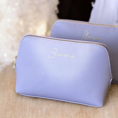 Trousse in Similpelle Texture Saffiano – Personalizzabile