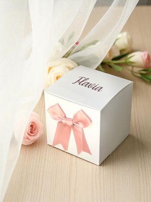 Scatolina Regalo Testimone o Damigella con Penna, Spazzola, Specchietto Personalizzati