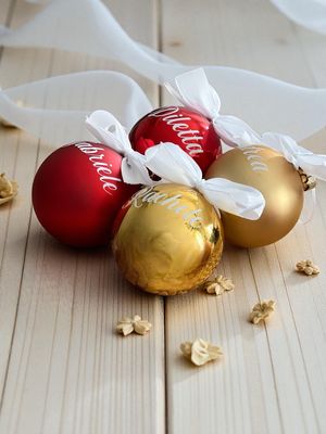 Palline in Vetro con nome