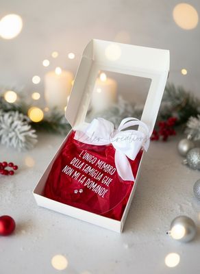 Pallina di Natale in Plexiglass Personalizzata - L'unico membro della Famiglia che non mi fa domande