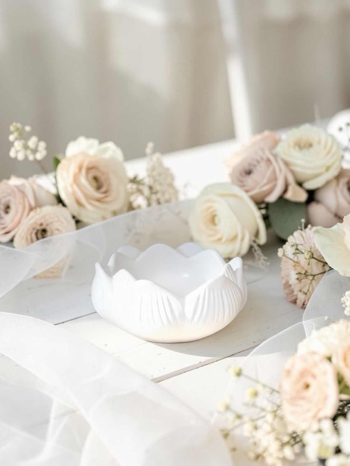 Bomboniera Fiore di Loto in Gesso