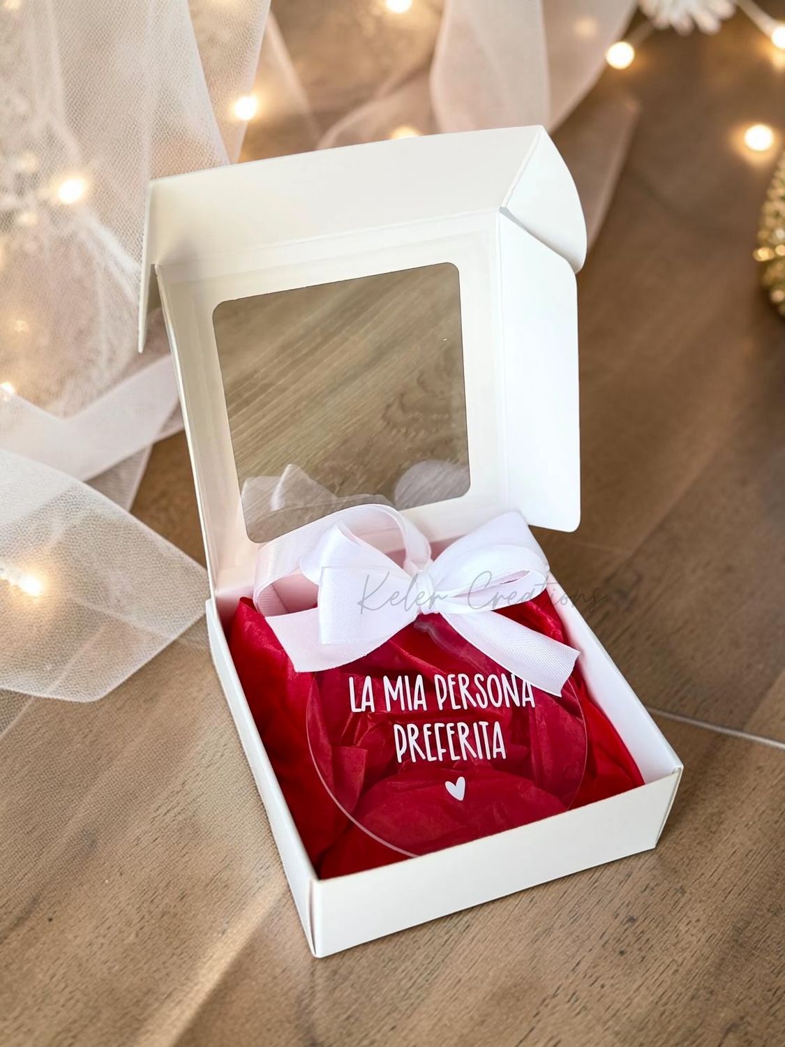 Pallina di Natale in Plexiglass Personalizzata - La mia persona preferita