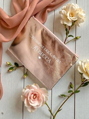 Pochette in Ecopelle Metallizzata - Wedding