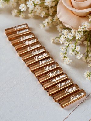 Balsamo labbra personalizzato – Vaniglia con SPF | Finitura metallizzata UV