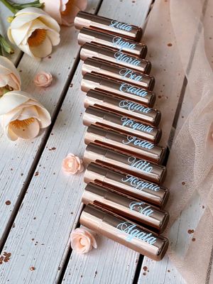 Balsamo labbra personalizzato – Vaniglia con SPF | Finitura metallizzata UV