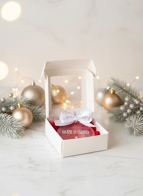 Pallina di Natale in Plexiglass Personalizzata - Grazie di esserci