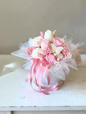 Bouquet Deluxe in Cappelliera Cilindrica – Personalizzabile
