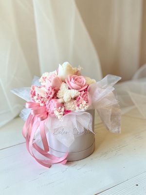 Bouquet Deluxe in Cappelliera Cilindrica – Personalizzabile