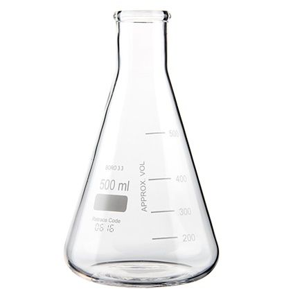 Erlenmeyerkolben 500 ml enghals