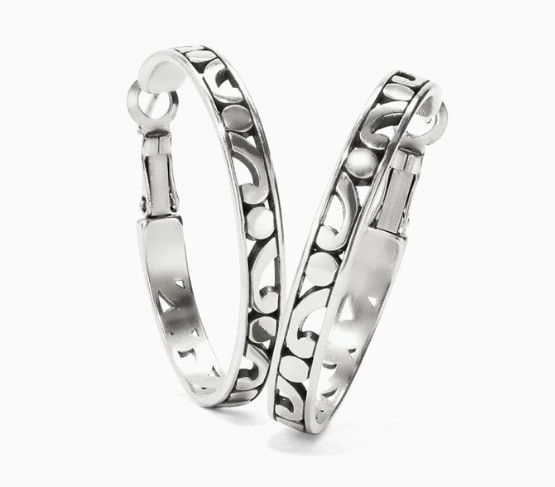 Contempo Medium Hoop Earrings