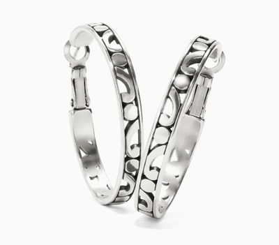 Contempo Medium Hoop Earrings
