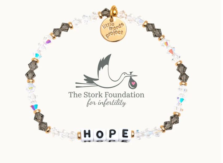 Hope | Little Words Bracelet, Color: Grey/Clear