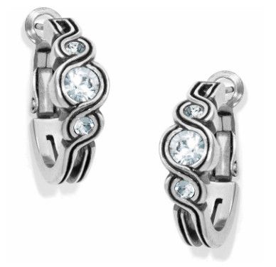Infinity Sparkle Hoop Earrings