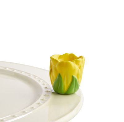 Nora Fleming© Mini Attachment | Tiptoe Thru'em Yellow Tulip