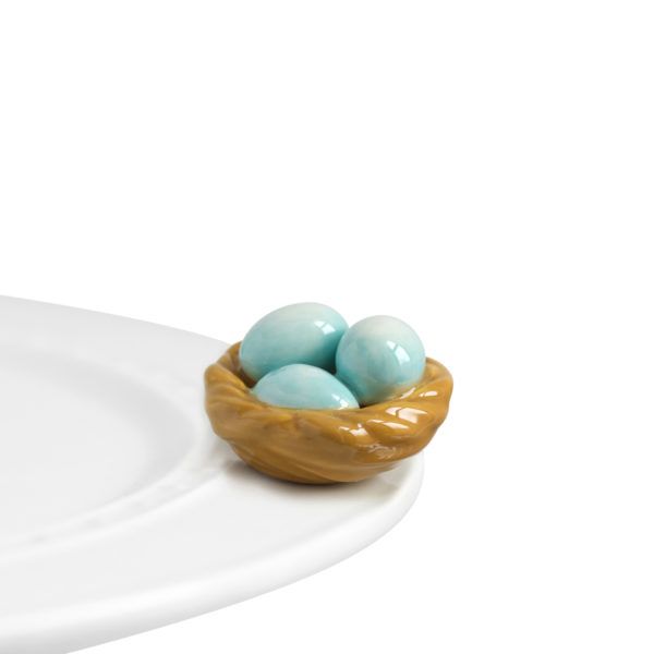 Nora Fleming© Mini Attachment | Robin's Egg Blue Nest
