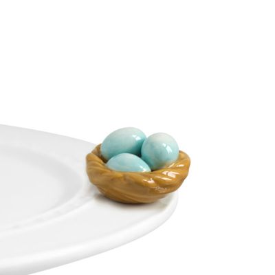 Nora Fleming© Mini Attachment | Robin's Egg Blue Nest