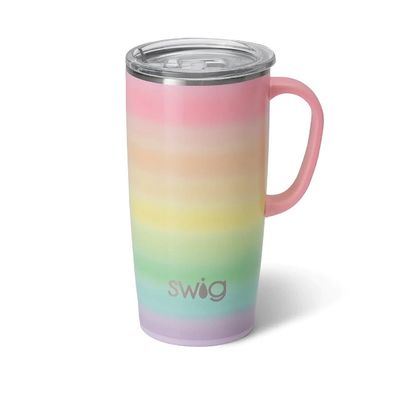 Swig Over The Rainbow, Size: Travel Mug 22oz