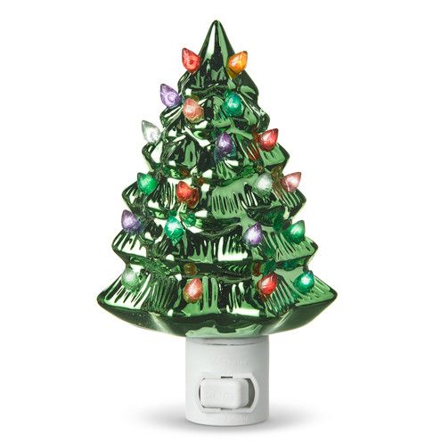 Vintage Tree Night Light, Color: Metallic