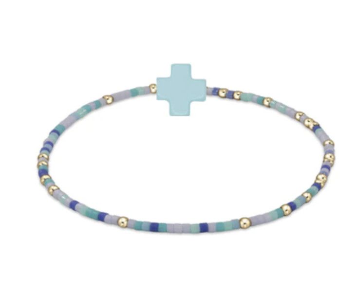 EGIRL Hope Unwritten Signature Cross Bracelet, Color: Water You Doing?