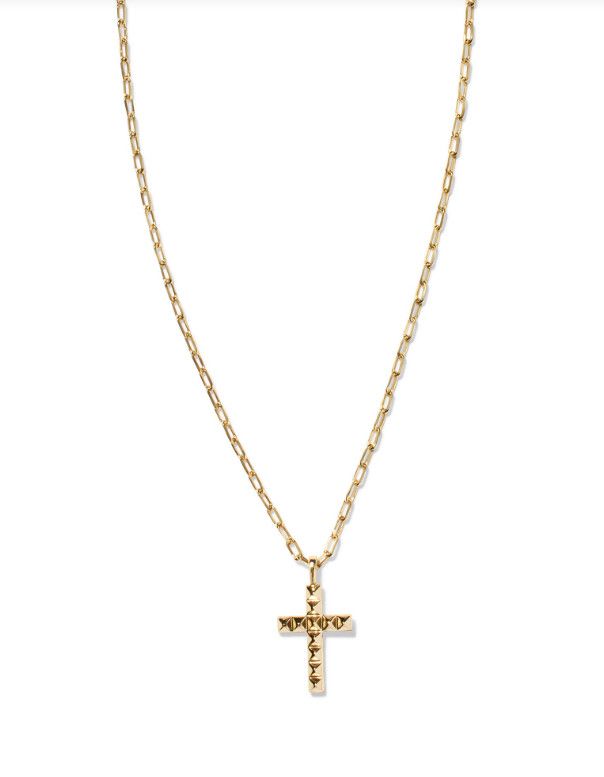 Jada Cross Pendant, Color: Gold