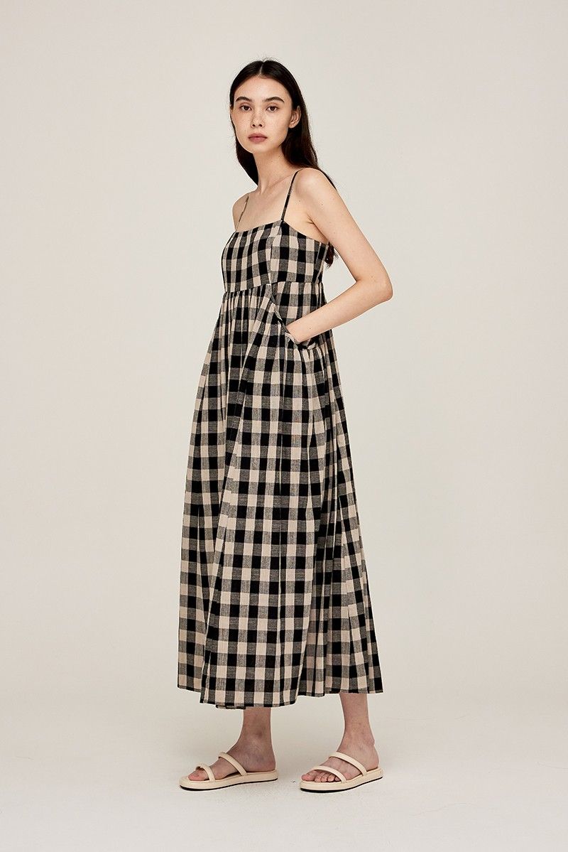 The Chelsea Checked Pocket Dress, Size: S