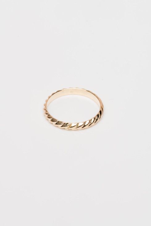 Able™ Rope Ring , Color: Gold, Size: 6